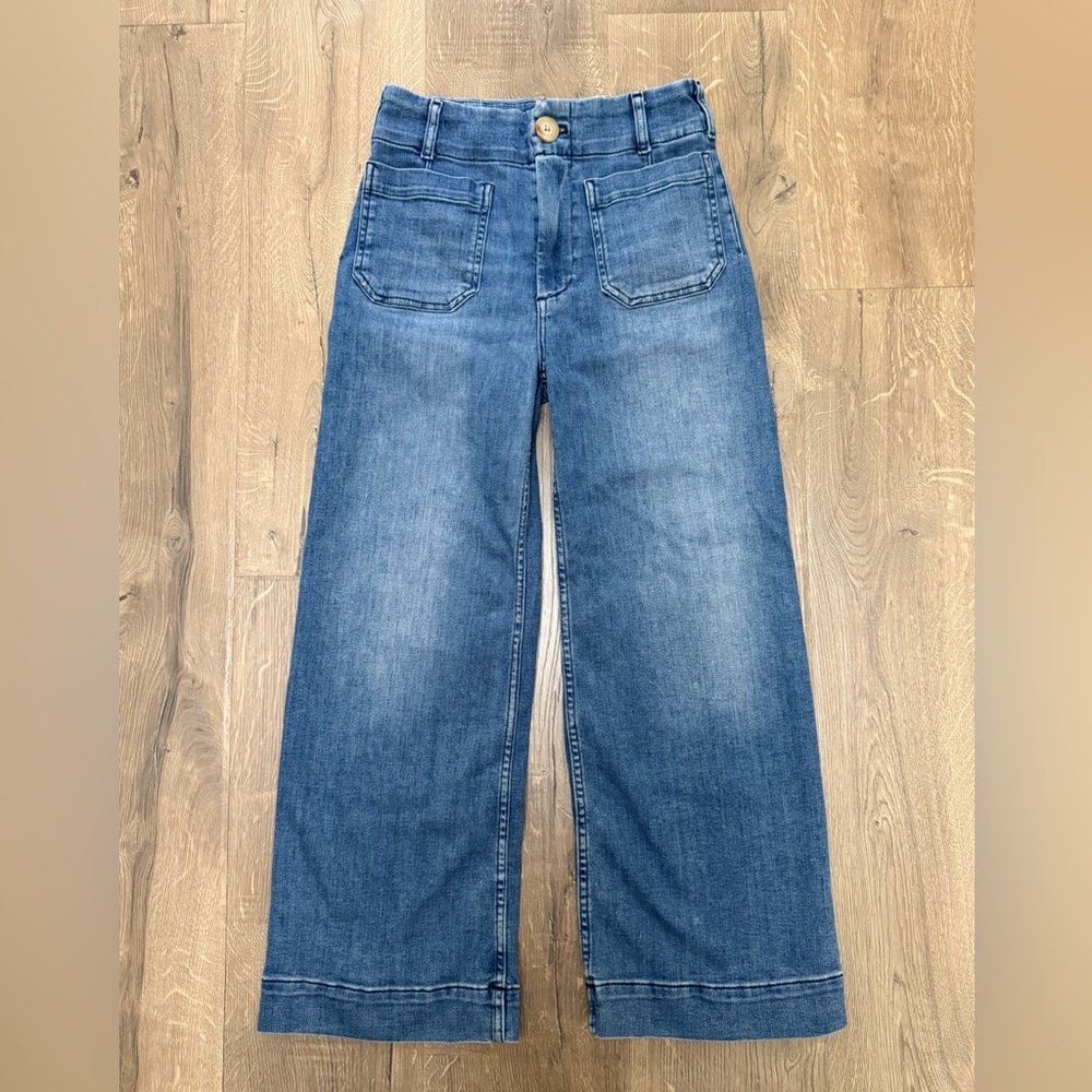 Maeve by Anthropologie The Colette Denim
Cropped High Rise Wide-Leg Jean 26